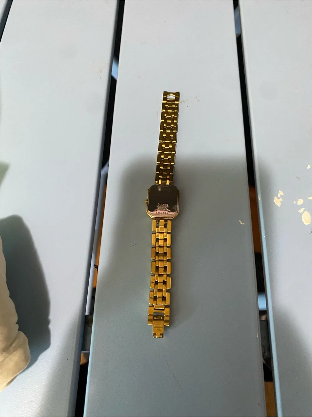 Vintage Women's Gold Pulsar Wrist Watch Retro Style  Bracelet